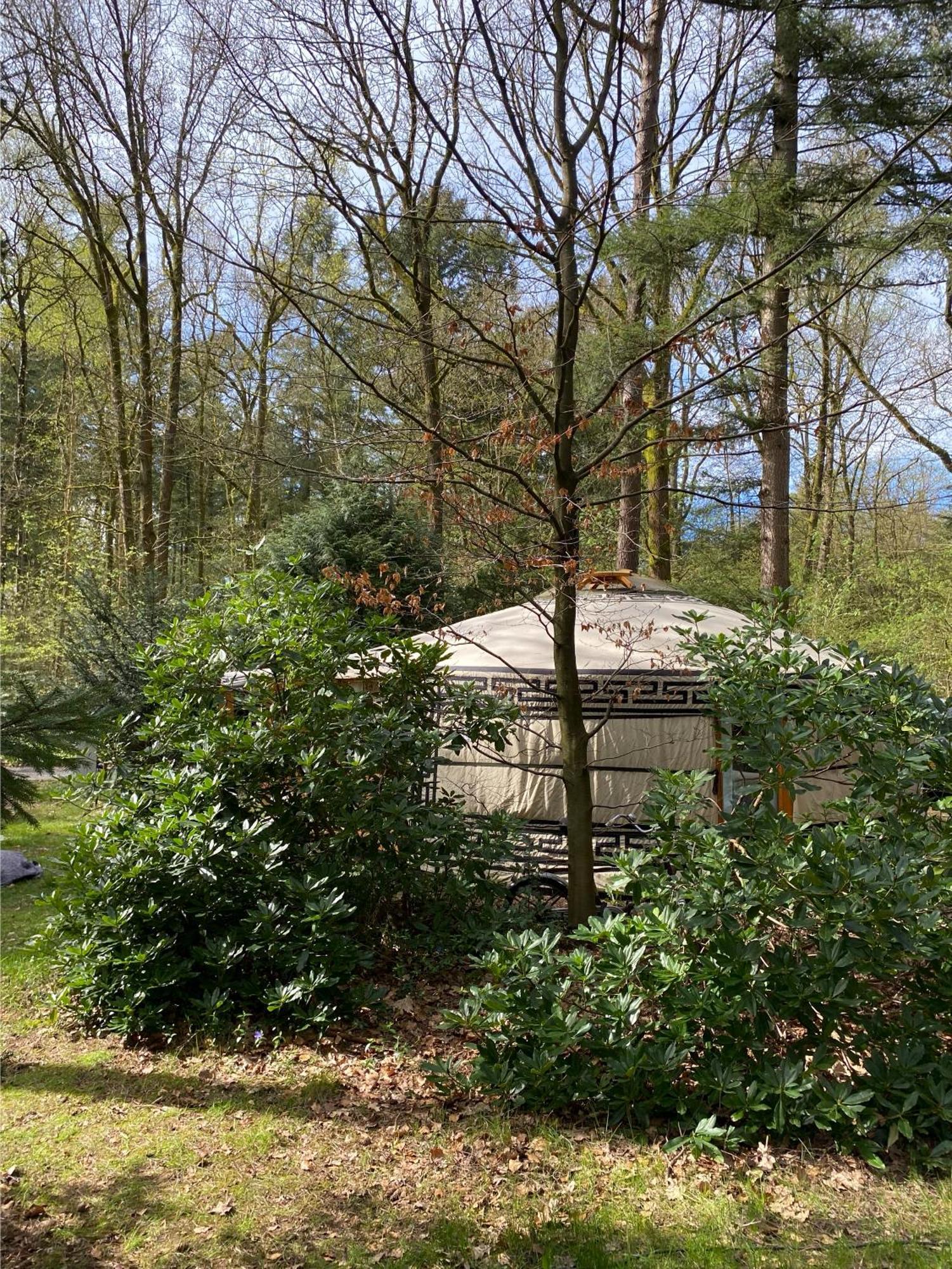 Ons Yurt Huisje In Het Bos Hollandsche Rading エクステリア 写真